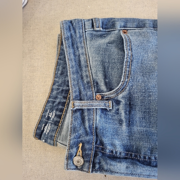 High-Waisted OG Straight Side-Slit Ankle Jeans for Women size 14 - Picture 4 of 5